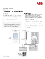 ABB CBT-STAT Installation And Wiring preview