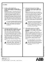 Preview for 1 page of ABB CC Series Operating And Installation Instructions