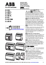 ABB CL-LET Series Instruction Leaflet preview