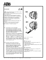 Preview for 1 page of ABB CM-UFD.M22 Operating And Installation Instructions