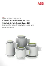 ABB CN14C Instructions For Installation, Use And Maintenance Manual preview