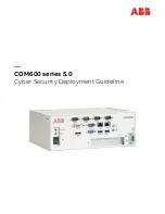 ABB COM600 series 5.0 Cyber Security Deployment Manualline предпросмотр