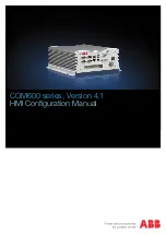 Preview for 1 page of ABB COM600 series Configuration Manual