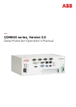 Preview for 1 page of ABB COM600 series Data Historian Operator'S Manual