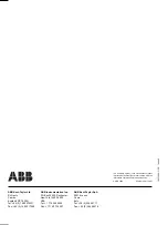 Предварительный просмотр 44 страницы ABB COMMANDER 1911 Operating Manual