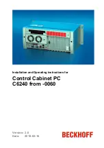 ABB Control Cabinet PC C0060 Installation And Operating Instructions Manual preview