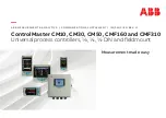 Preview for 1 page of ABB ControlMaster CM10 Manual