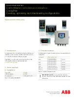 ABB ControlMaster CM15 Instructions предпросмотр