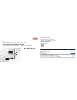 Preview for 1 page of ABB ControlMaster CM15 User Manual