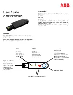 ABB COPYSTICK2 User Manual preview