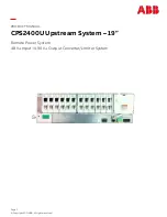 ABB CPS2400U Product Manual preview