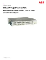 ABB CPS3200U Product Manual preview