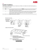 Предварительный просмотр 28 страницы ABB CPS6000-Systems-48V DC Power Installation Manual