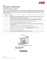 Preview for 38 page of ABB CPS6000 Product Manual