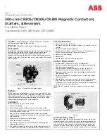 ABB CR305 Installation Instructions preview