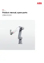 Preview for 1 page of ABB CRB 15000 Product Manual, Spare Parts