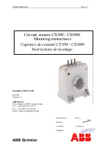 ABB CS1000 Mounting Instructions preview