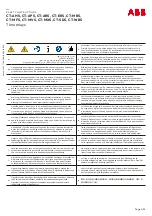 ABB CT-AHS Safety Instruction preview