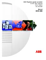 ABB DCS 400 Manual preview