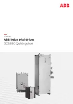 ABB DCS880 series Quick Manual предпросмотр