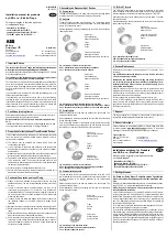 Preview for 3 page of ABB Decento 3559K-C Series Installation Manual