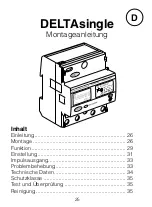 Предварительный просмотр 27 страницы ABB DELTAsingle Installation Instruction