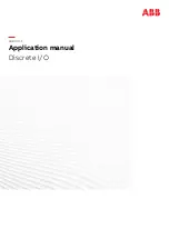 ABB Discrete I/O Applications Manual preview