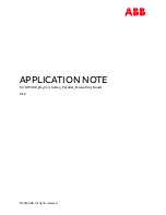 Предварительный просмотр 1 страницы ABB DJT090 Application Note