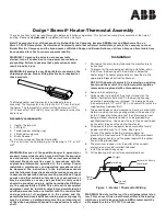 ABB Dodge Sleevoil Heater-Thermostat Assembly Manual preview