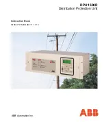 ABB DPU 1500R Instruction Book preview