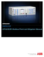 ABB DPU2000R Manual preview