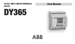 ABB DY365 Series User Manual preview