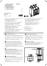 Preview for 1 page of ABB E 320 DU Installation Instructions