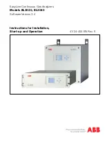 ABB EasyLine EL3020 Instructions For Installation Start-Up And Operation предпросмотр