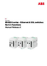 ABB EDS500 Series Function Manual preview