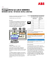 ABB EDS500 Series Operating	 Instruction preview