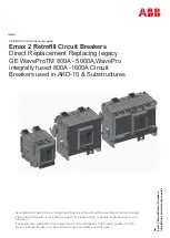 Preview for 1 page of ABB Emax 2 Retrofill Installation And Maintenance Manual