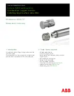 ABB Endura AZ20 series Instructions Manual preview