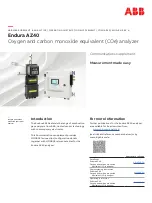 Preview for 1 page of ABB Endura AZ40 Operating Instructions Manual