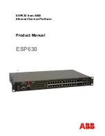 Preview for 1 page of ABB ESP630 A2 Product Manual