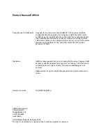 Preview for 2 page of ABB ESP630 A2 Product Manual