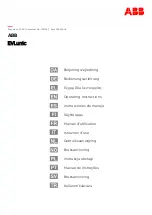 Preview for 1 page of ABB EVLunic Operating Instructions Manual