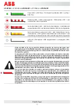 Preview for 12 page of ABB F-ARI Test Series Manual