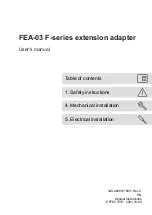 Preview for 3 page of ABB F Series User Manual