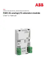 ABB FAIO-01 User Manual предпросмотр