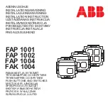 ABB FAP 1001 Installation Instruction предпросмотр