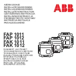 ABB FAP 1011 Installation Instruction preview