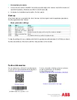 Preview for 2 page of ABB FCNA-01 Quick Installation And Start-Up Manual