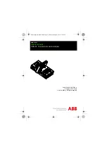 Preview for 1 page of ABB FEA-01 F Series User Manual