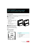 Preview for 1 page of ABB FEPL-02 Ethernet POWERLINK Quick Installation And Start-Up Manual